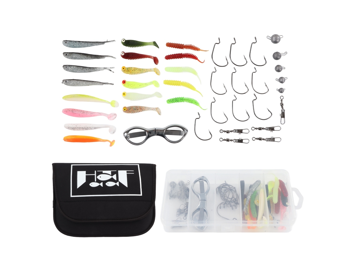 Lurelia Iscas De Pesca Silicone / Aço Inoxidável
