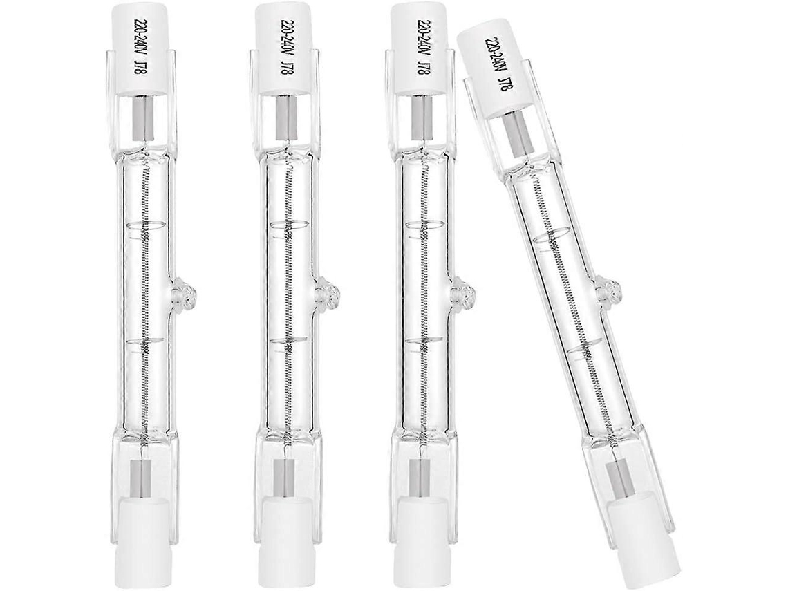 Rebe 5 Peças de Lâmpada Halógena R7s 78mm 80w 230v 2100lm Branco Quente 2700k T3 J Tipo de Foco Aplique 160w