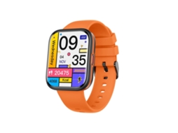 Smartwatch VEANXIN Dv03 Nfc Chamadas Bluetooth Ai Assistente de Voz com Ecrã Hd de 1 91'' Laranja