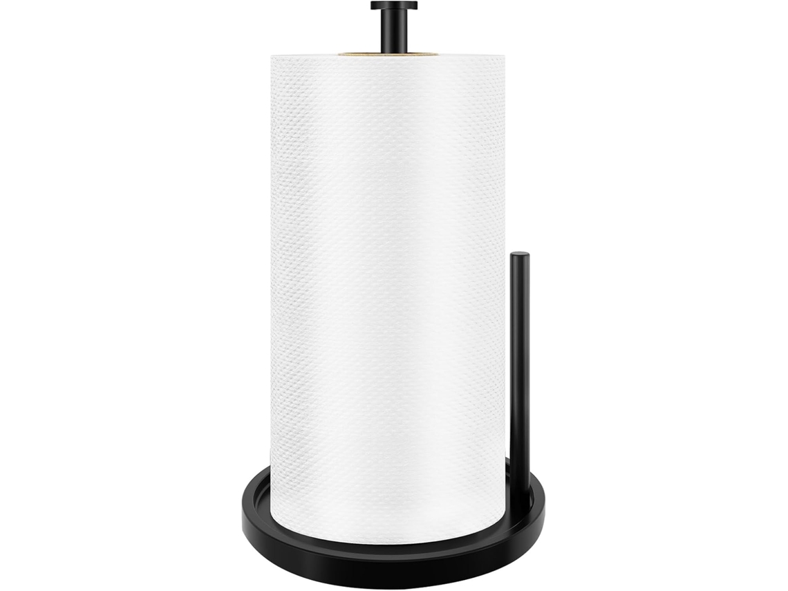 Suporte Para Papel Toalha De Bancada, Suporte De Papel Higiênico Com Base Antiderrapante E Peso, Suporte De Papel Toalha Independente Em Aço Inoxidáve