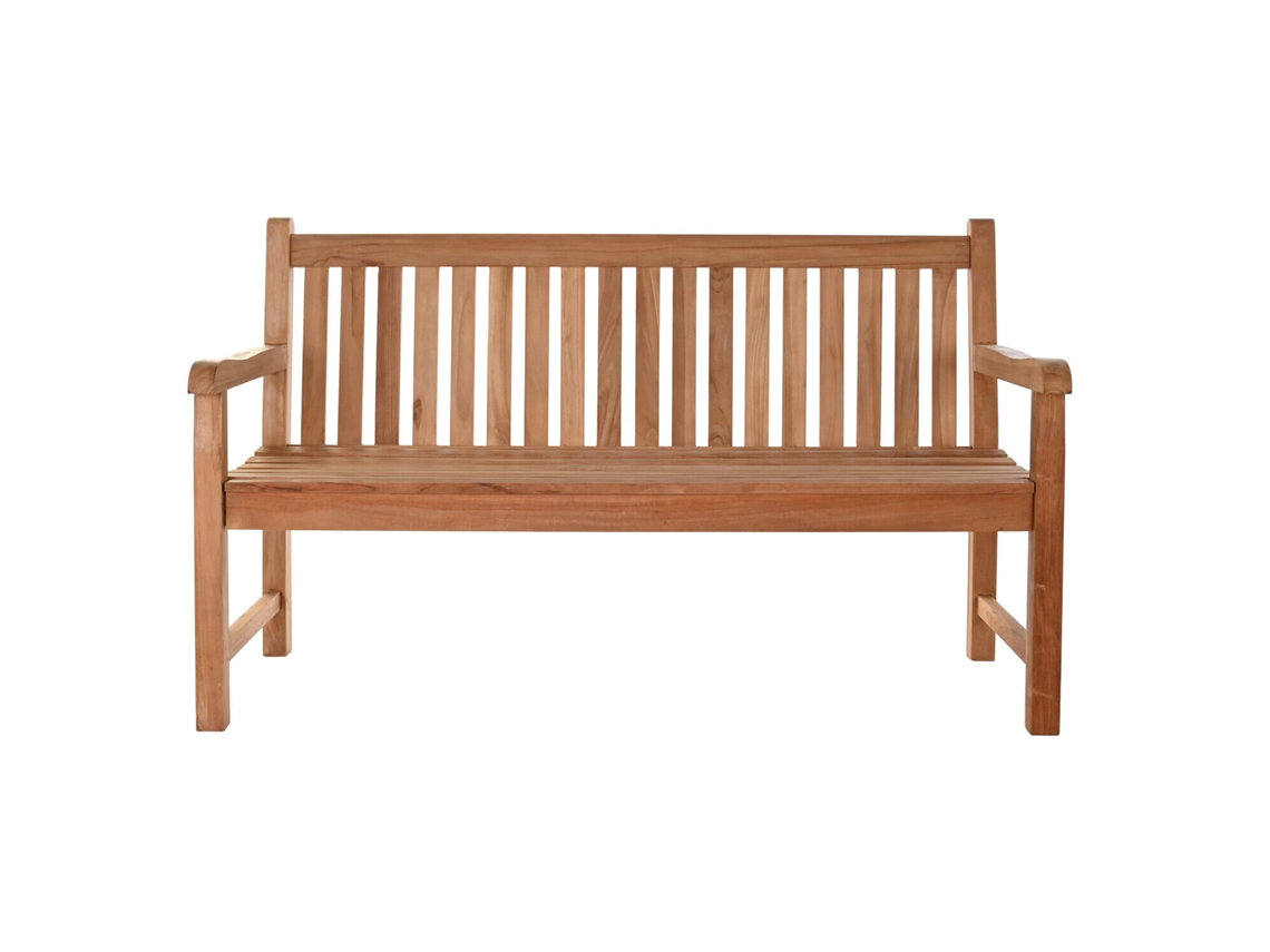 Banco de Teca para 3 Lugares (150x55x90cm) ALEXANDRA HOUSE LIVING