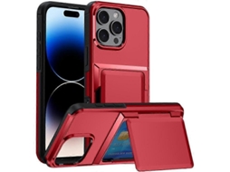 Capa De Celular À Prova De Choque Com Suporte Para Cartão Kalebol Flip