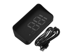 Velocímetro com tela LCD revestida em tecido e visor verde para painel de instrumentos.