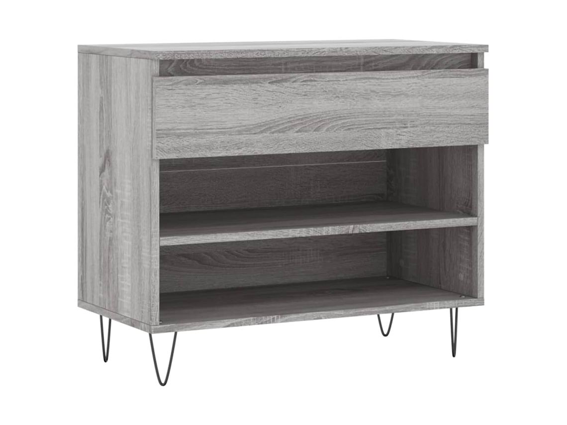 Shoe Cabinet, Shoe Cabinets Vidaxl Cinzeto Madeira Processada (n/a)