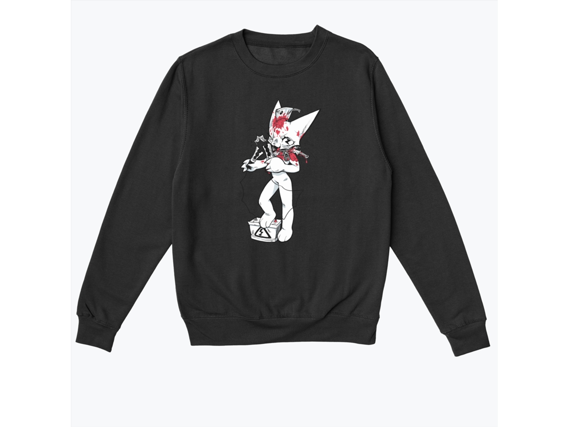 Unisex Difference Between War + Love Pod Black Sweatshirt-m
