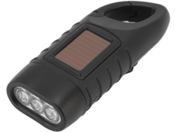 Lanterna Profissional De Led Recarregável Com Manivela E Energia Solar, Ideal Para Camping, Trilhas E Emergências Feita
