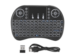 Fly Mouse Mini RGB Mouse com luz de fundo de sete cores, teclado touchpad sem fio de 2,4 GHz, Slowmoose de tamanho pequeno