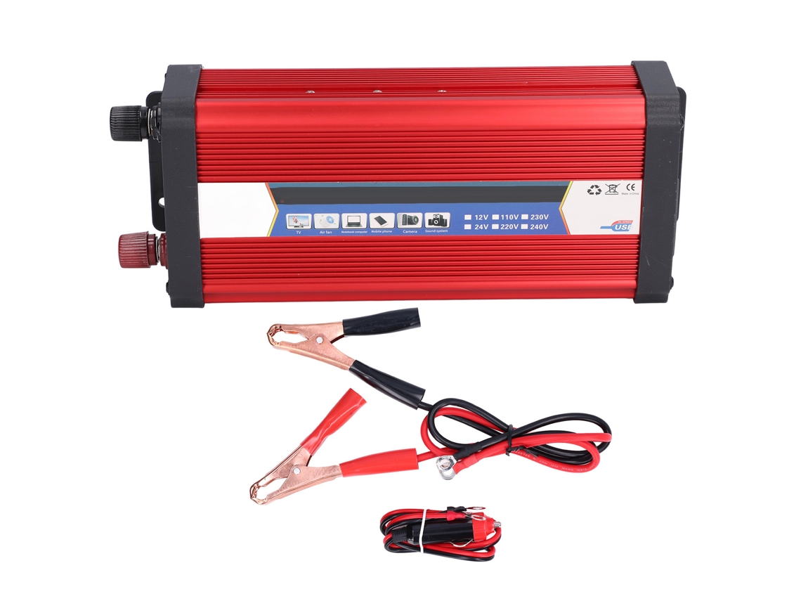 Inversor de Potência 2000W para Carro | S/MARCA