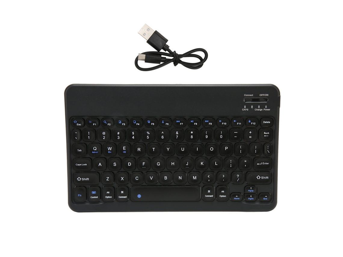 Teclado Sem Fio Bluetooth De 10 Polegadas Para Tablet E Laptop