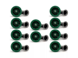 Bocal difusor 12A HUNTER. Alcance 3,70 metros. Pacote de 10 bicos HUNTER 12A. Características: Pressão: 1 a 2,1 bares. Alcance: 3,70 m Ajuste do
