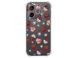 Capa Tumundosmartphone De Silicone À Prova De Choque Para Honor 600 Lite 5g Design De Desenho Animado Muffins