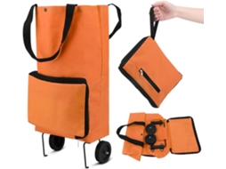 Carrinho AQUAFORGE Dobrável, Bolsa com Rodas de Borracha, Tecido Oxford, Capacidade Vários