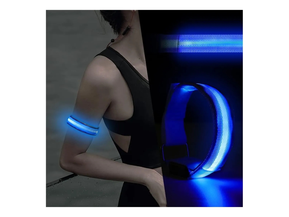 Lurelia Pulseira Led Para Bicicleta 2,5 Cm, 35 X 2, Led Impermeável E Ajustável