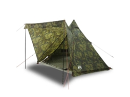 Tenda familiar tipi para 6 pessoas VIDAXL impermeável camuflagem