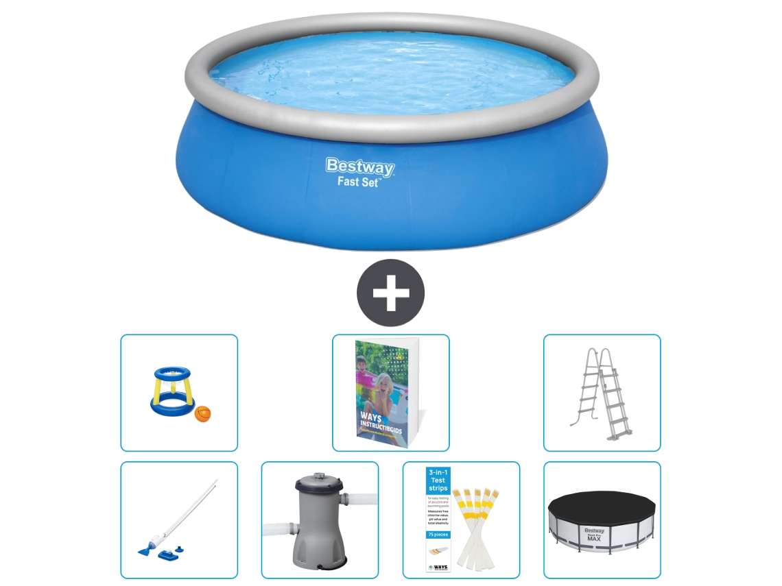 Bestway Piscina Bestway Fast Set Redonda - 457x122 Cm - 8-peças S443