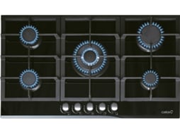 Placa de Gás CATA LCI 9041 BK (Gás Natural - 87.4 cm - Preto)