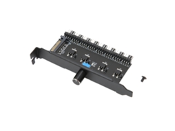Fan Hub 12v 3 Pinos 4 Pinos 1 Botão 8 Canais De Ventoinha Estável E Precisa Other