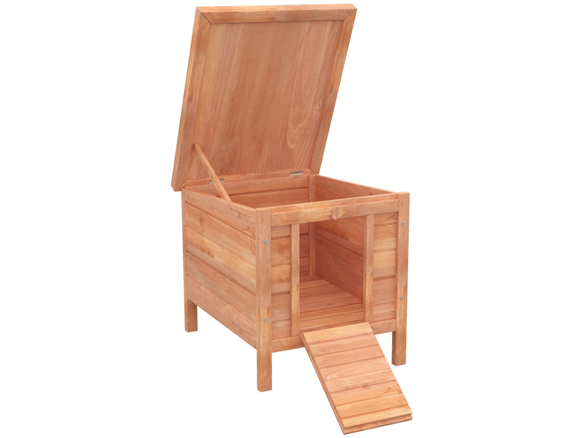 Gaiola Elevada para Coelhos, Teto Basculante, 112x50x54 Cm ESSÊNCIACASA