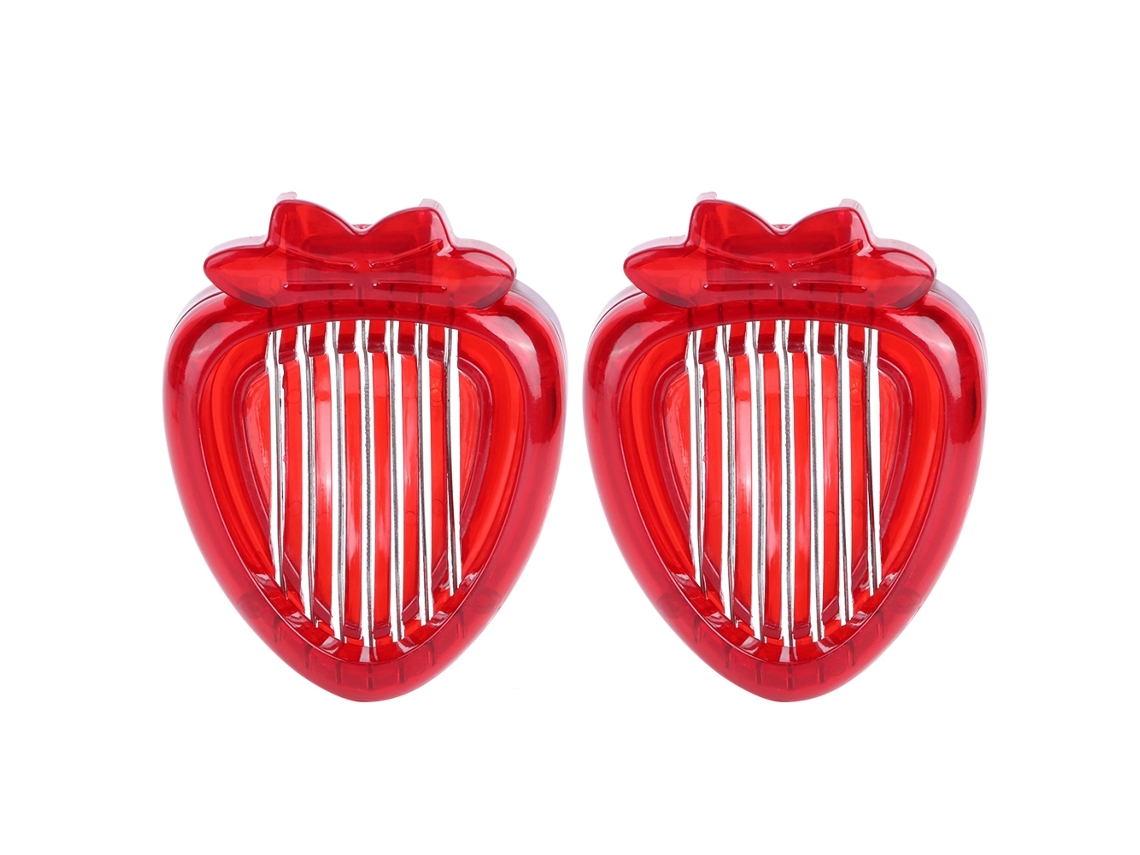 Cortador De Morango Mini Com Lâmina De Aço Inoxidável Ferramenta Para Cortar Frutas Utensílio De Cozinha Para Casa Other