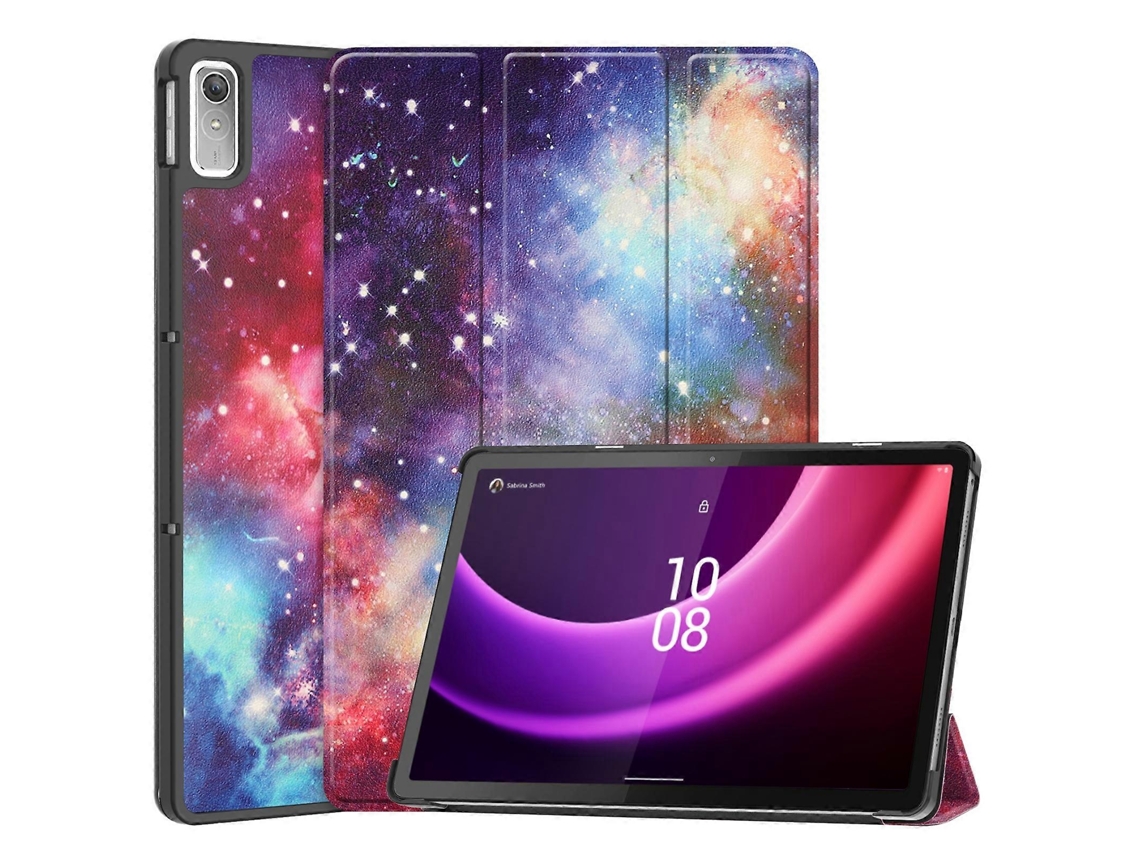 Capa De Couro Para Tablet Lenovo Tab P11 Gen 2 Custer Painted Com Suporte Triplo.