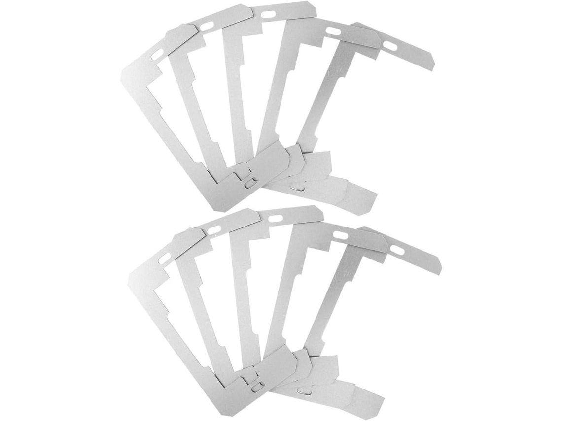 Conjunto de 20 placas Topbathy para parede, tomadas, nivelamento