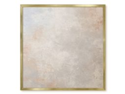 Quadro magnético de parede com padrão de madeira para quarto Espelharte (50x50 cm)