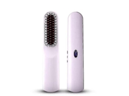 Mini Alisador de Cabelo de Íon Negativo Portátil Tela Rápida de Led Elétricabranco Bisbisous AUJEZON