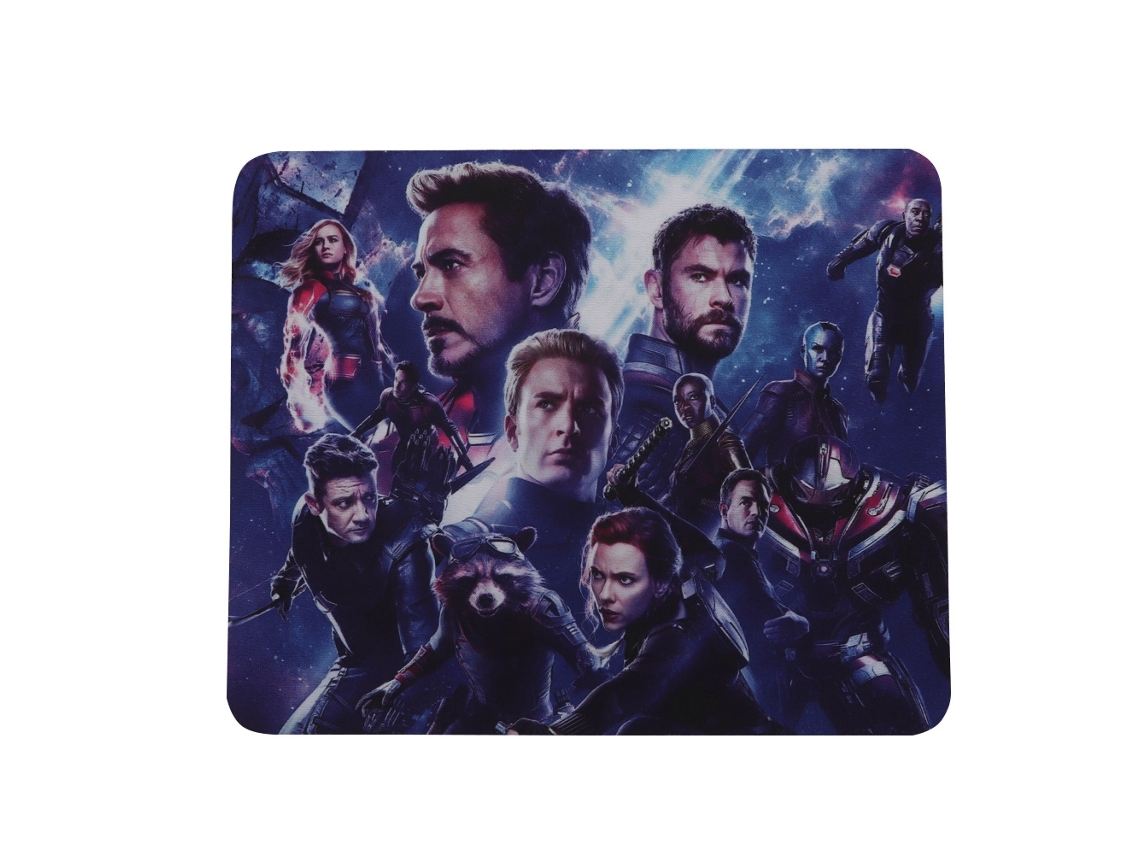 Mouse Pad Gamer Com Padrão De Vingadores Tecelagem Portátil Estilo De Clique De Computador Anti-derrubad 3