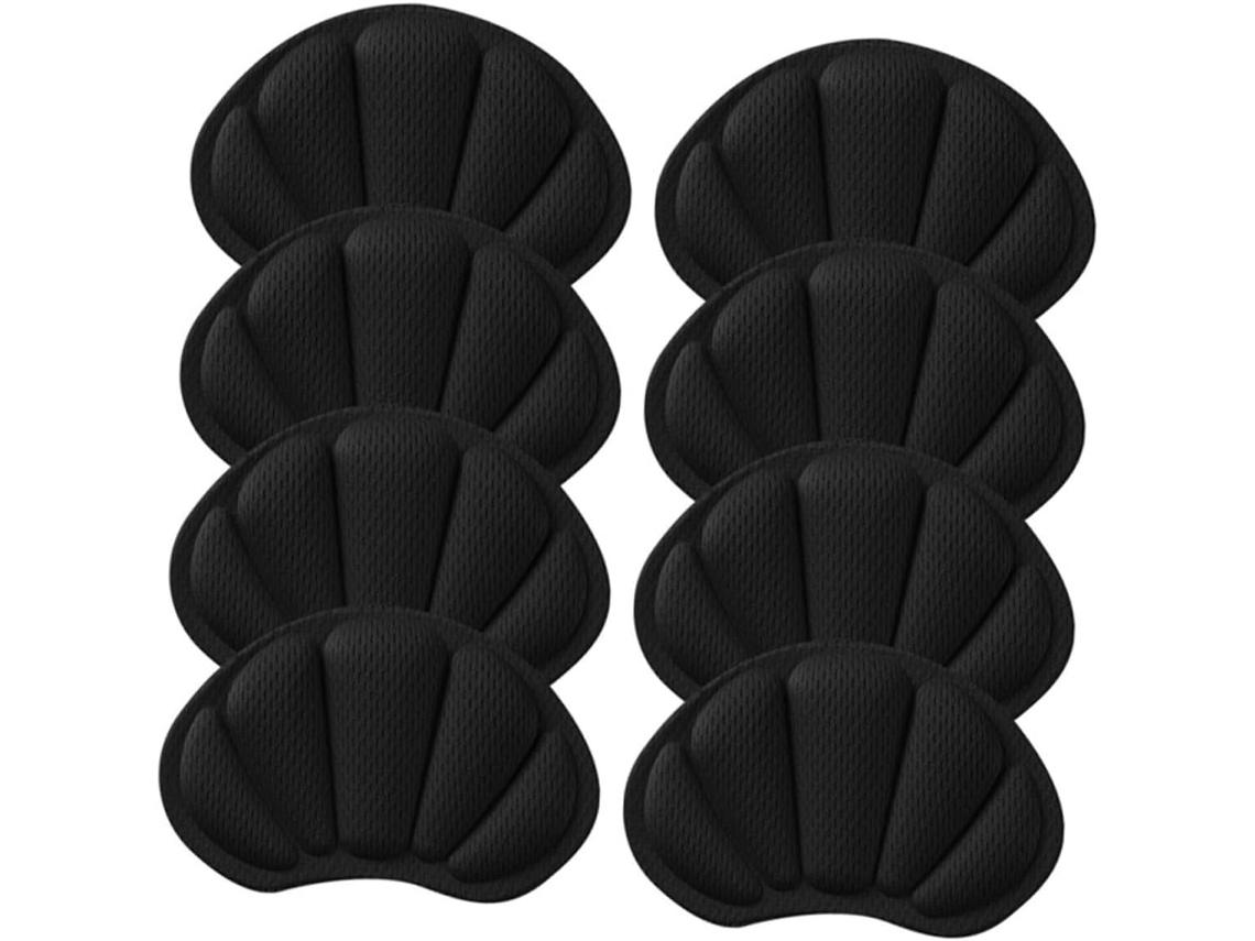 4 Pares De Palmilhas Calcanhar Femininas, Almofadas De Espuma Antiderrapantes Para Sapatos, Para Evitar Bolhas Em