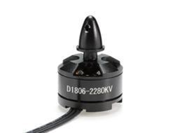 Motor Brushless Dxw D1806 1806 2280kv 2 3s com Rosca Cw e Ccw para Drones Rc 200, 210, 220 e 250, Fpv, de Corrida e Multirotores. MDUG