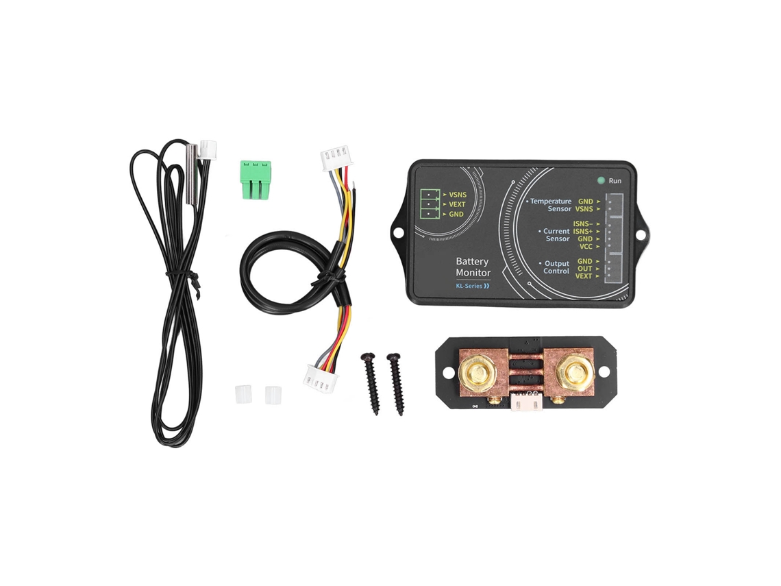 Monitor de bateria, coulombômetro, testador de tensão, corrente, potência e capacidade, voltímetro e amperímetro.
