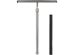 Escova De Chuveiro Com Cabo Extensível Para Vidro, Azulejos E Espelhos Aço Inoxidável, 25cm 10 Polegadas