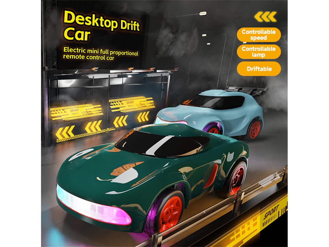 Cinzajjrc Q197 Rtr 1/64 2.4g 4wd Drift Rc Carro Mini Luz Led Controle Alta Velocidade Proporcional On road Modelo Presente Meninos Brinquedo Mesa MDUG