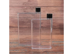 Garrafa De Água Eco-friendly Para Hiking, 350ml/420ml, Plástico, Bico 27mm, Design Simples, Para Adultos