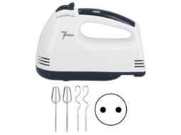 Batedeira Elétrica de Mão 7 Marchas Leve Aço Inox 220v Eu Plug para Cozinha S/MARCA