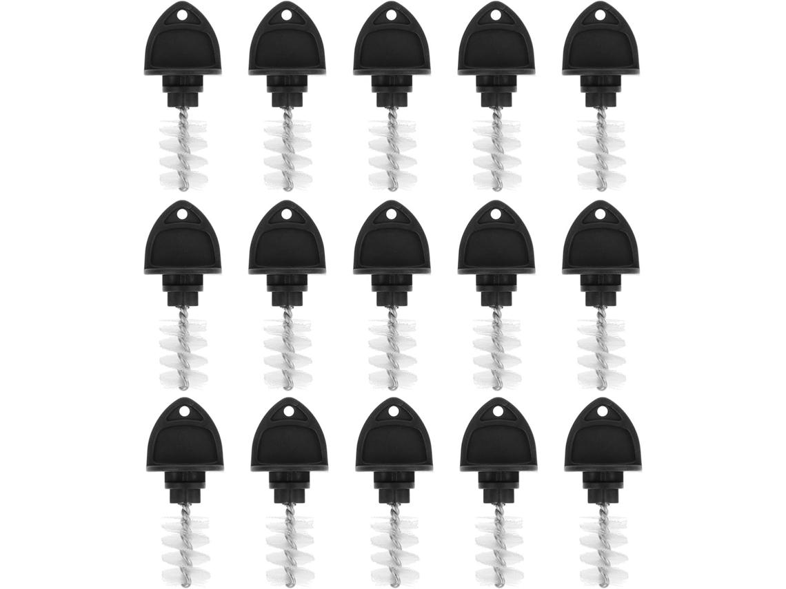 Conjunto De 15 Escovas Kisangel, Em Aço Inoxidável E Nylon, Reutilizáveis E Ergonômicas Para Limpeza De Torneiras Chope