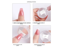 Kit para Lixar Unhas com Pontas de Silicone, Incluindo Dispensador de Tinta. MDUG