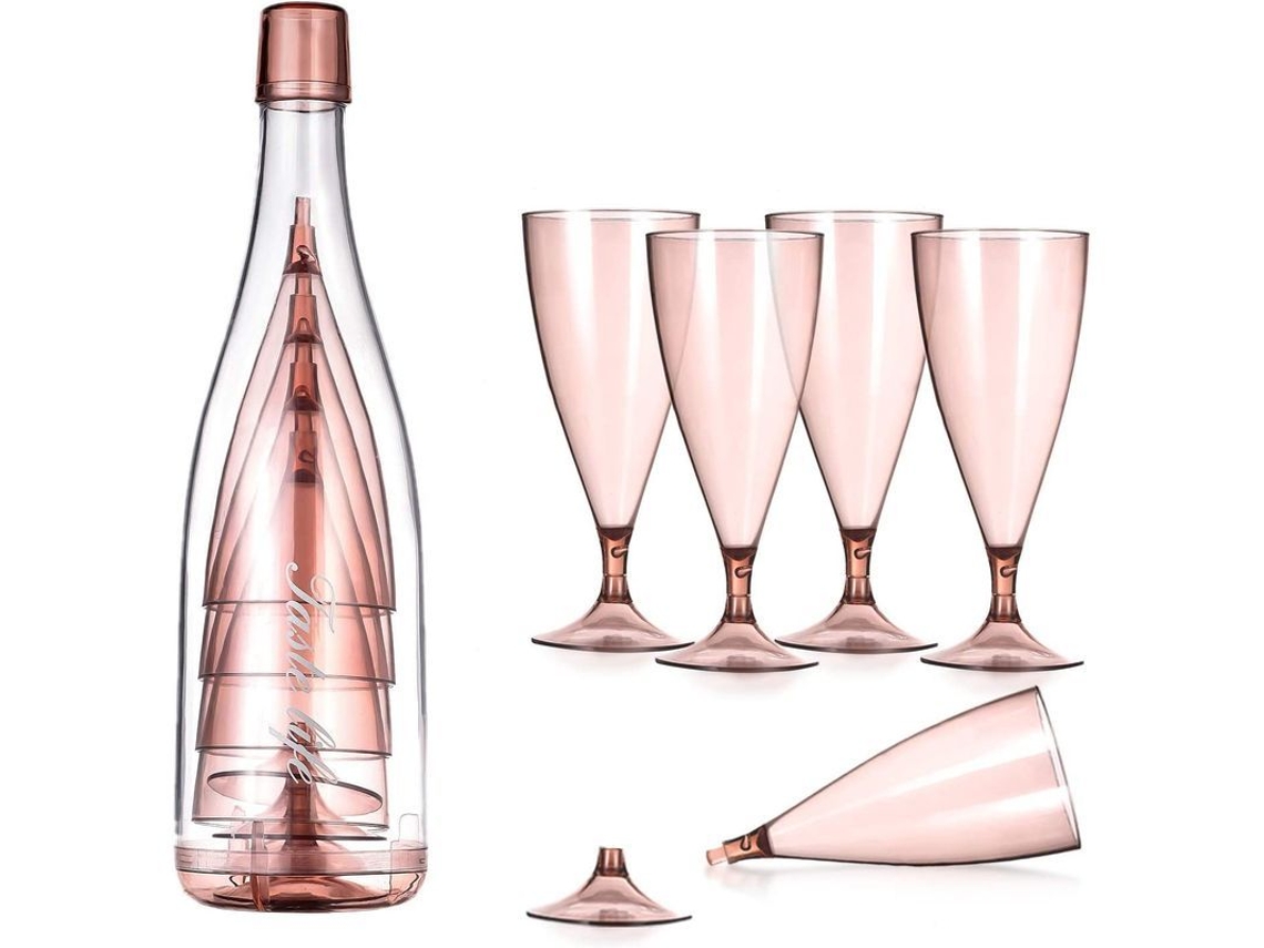 Copo de Vinho Plástico 200ml NOVA LINE