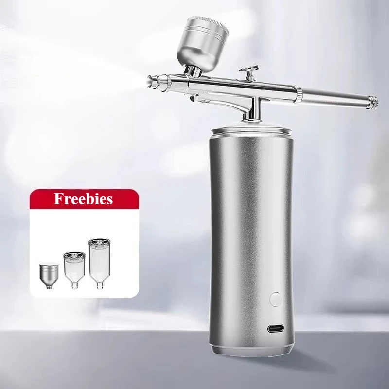 (prateado) Vaporizador Facial Portátil Para Limpeza Profunda