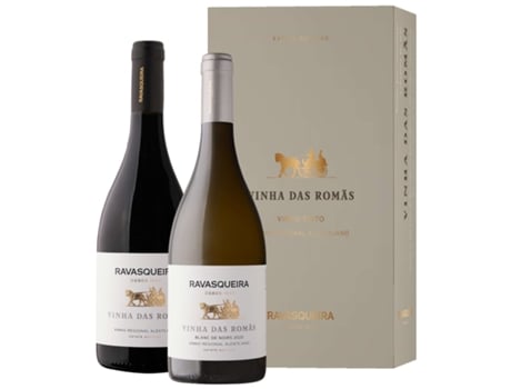 Vinha Das Romãs Alentejano Vinho Branco E Vinho Tinto Conjunto Vinha Das Romãs Ravasqueira