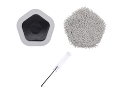 Kit com 3 Panos de Limpeza e Suporte para Aspirador Robô Autolimpante Bot W10 Pro BRILVIBERA