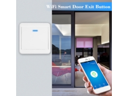 Interruptor de controle de acesso Wi-Fi Ewelink, com ampla adaptação de tensão DC7-32V e design que dispensa instalação de rede sem fio.
