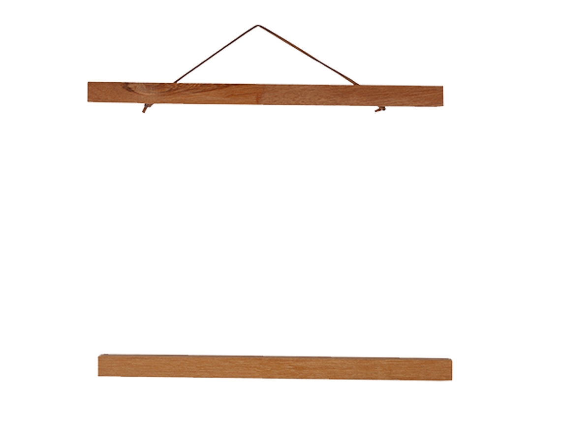 Laxiscreed Frame Magnético Em Madeira Teak De 30cm Para Porta Ou Paredes