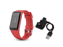 Pulseira Inteligente EOOCOO, monitoramento cardíaco, Bluetooth