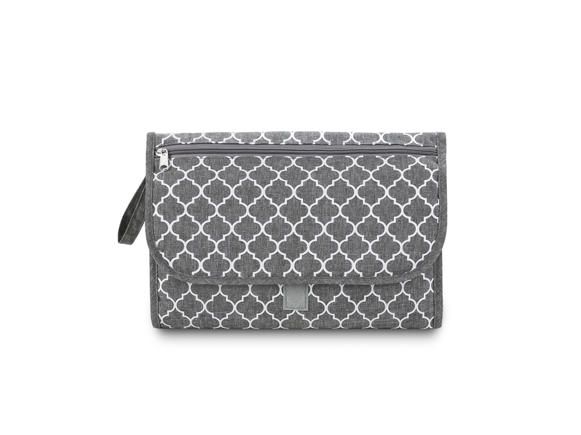 Trocador Portátil Impermeável Cpc Para Bebês, Com Bolsa Para Lenços Umedecidos, Ideal Para Mamães E Fácil De Usar.cinza Tamanho Único Yunzii