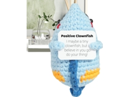 De Poisson Positivo Em Crochê, Suporte Emocional, Poisson Tricot Em Crochê,