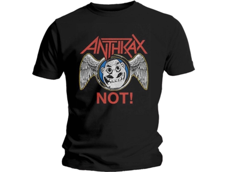 T-shirt ANTHRAX (L - Preto)