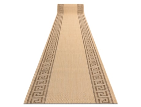 Passadeira DYWANY LUSZCZOW Sizal Floorlux Modelo Polipropileno Bege (100x950cm)