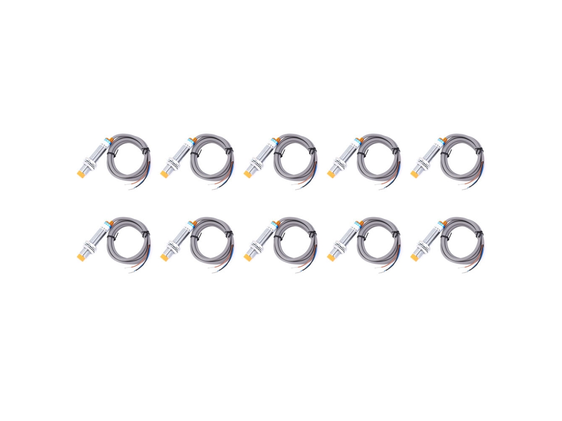 10pcs Sensor Indutivo Proximidade LJ12A3-4-Z/AX 6-36vdc 300ma 3 Fios NPN