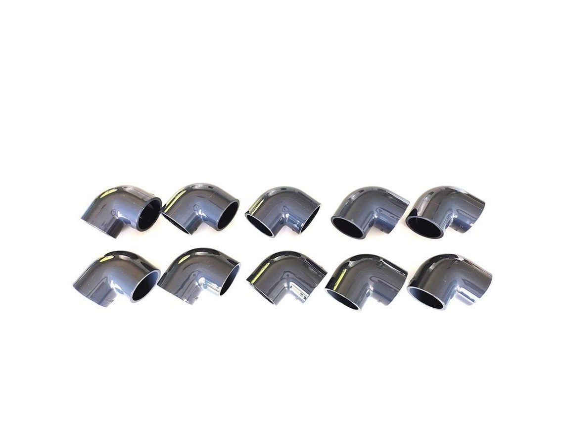 2026 10 Codos 90° de Pvc Pn16 50mm para Piscinas Y Conexiones de Riego Y Desagüe